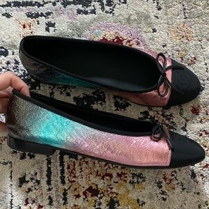 Chanel Multicolor Slingback Pumps 39.5